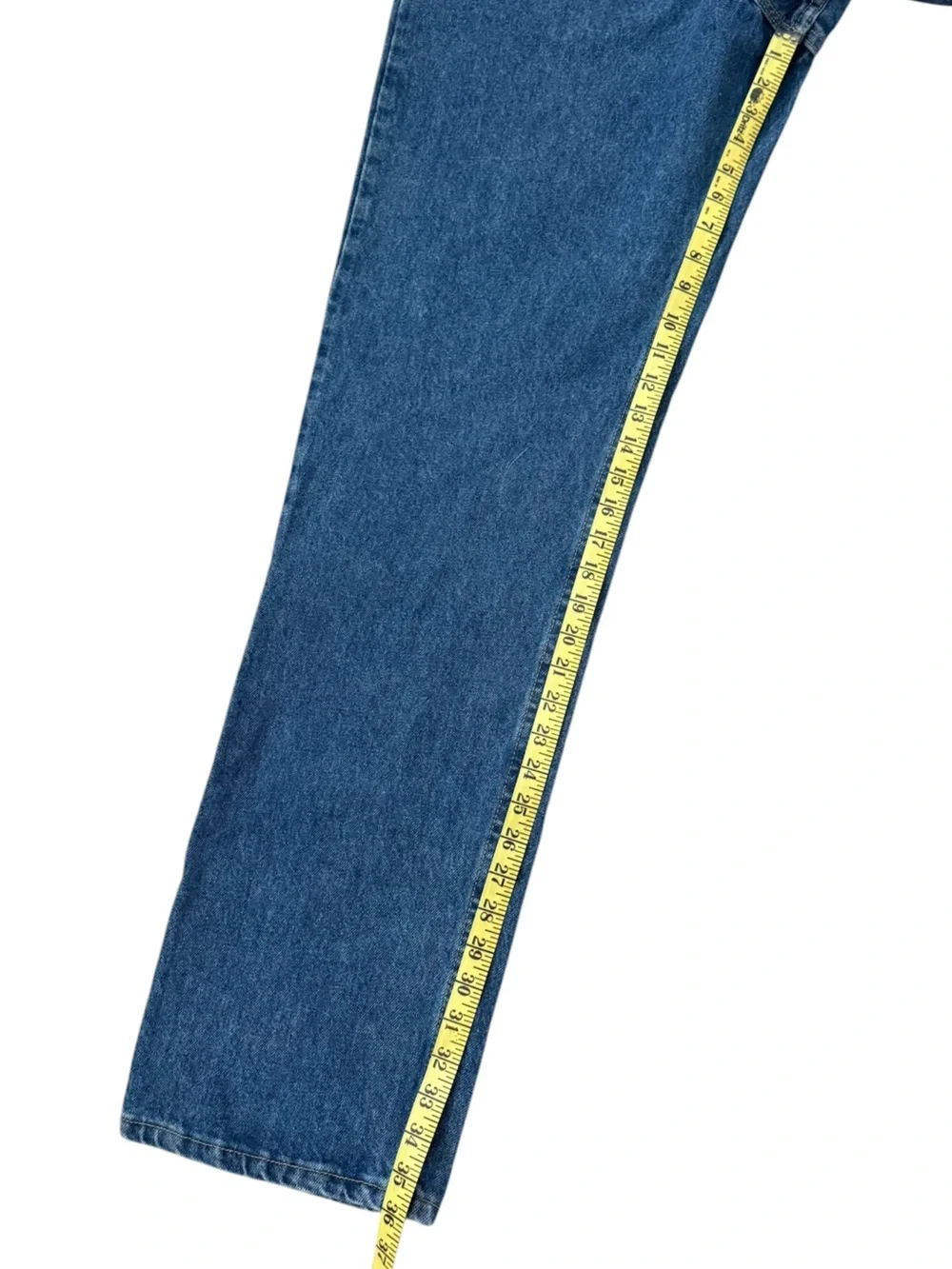 Lee Regular Fit Jeans Mens 42x36 Fits 40x36 Medium Wash Straight Leg 100% Cotton